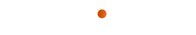 Logo for Service Finans der er en mulighed for at få finansiering af tømreropgaver